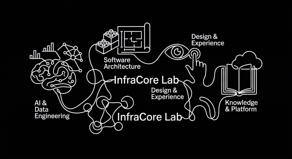 InfraCore Lab Process Diagram